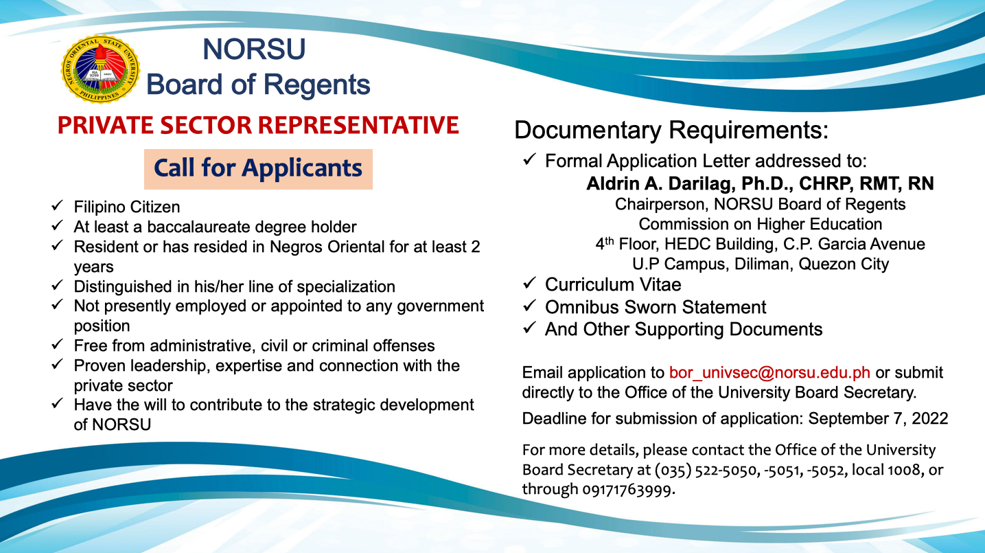 PSR Call for Applicants